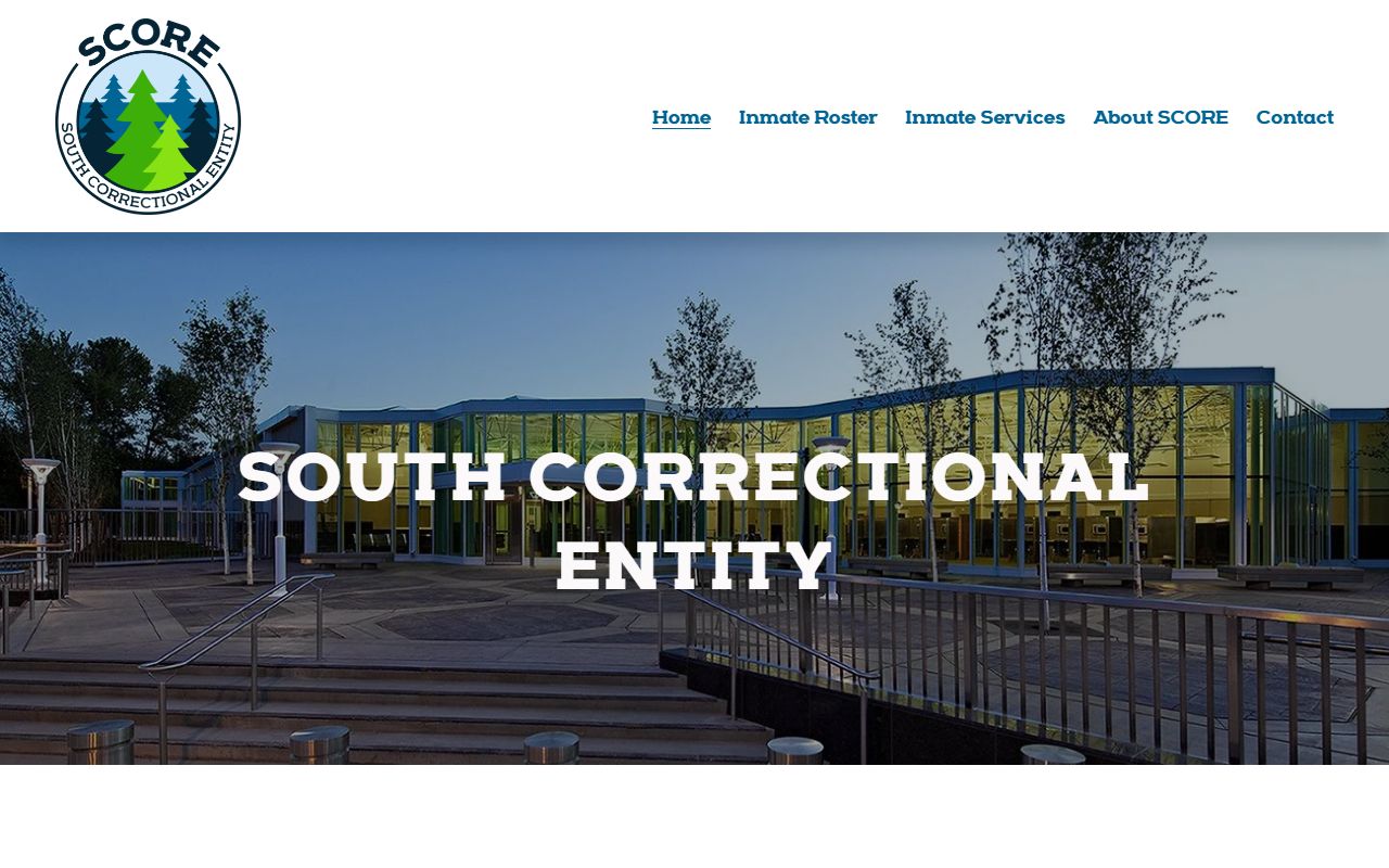 South Correctional Entity SCORE regional jail contact page for San Juan County inmate lookup